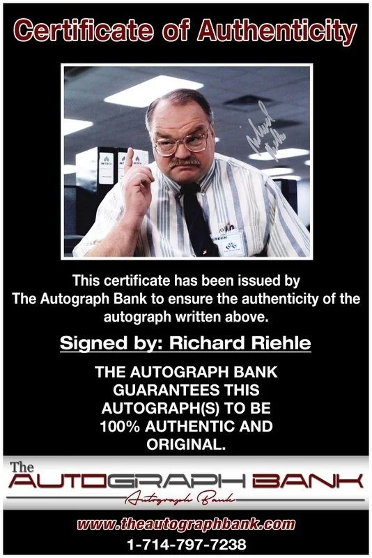Richard Riehle — Richard Riehle authentic signed celebrity 8x10 photo W/Cert Autographed D2, image 2