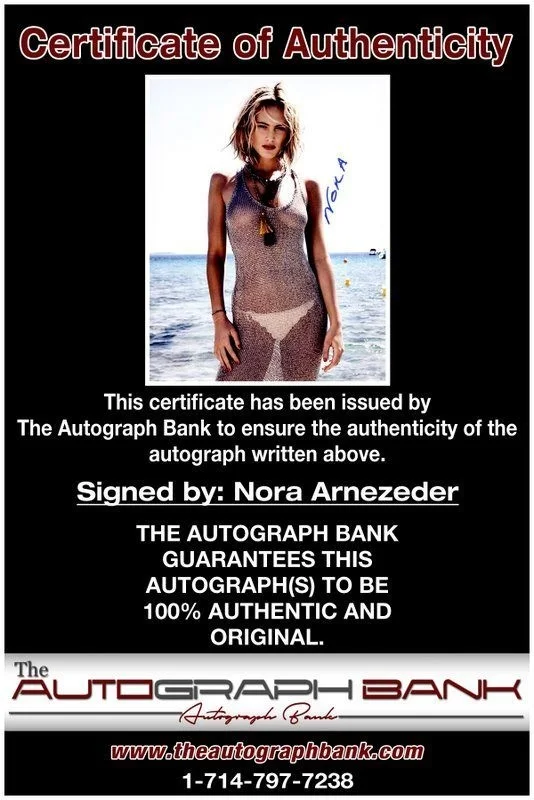 Nora Arnezeder — Nora Arnezeder authentic signed celebrity 8x10 photo W/Cert Autographed C9, изображение 2