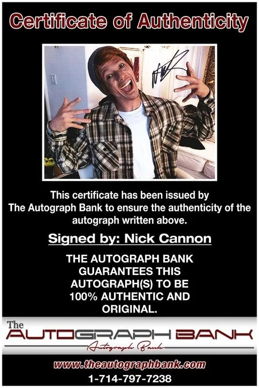 Nick Cannon — Nick Cannon authentic signed celebrity 8x10 photo W/Cert Autographed D17, image 2