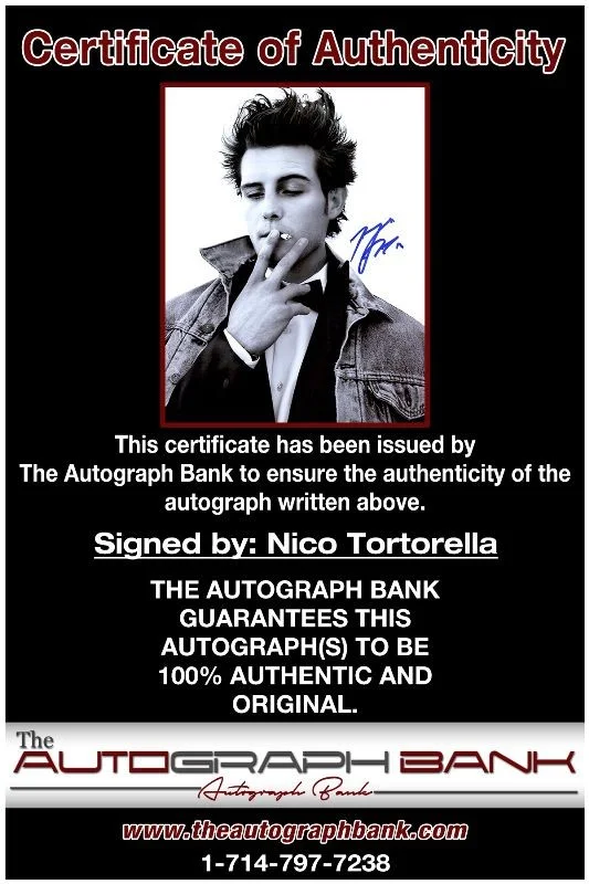 Nico Tortorella — Nico Tortorella authentic signed celebrity 8x10 photo W/Cert Autographed 2616b, image 2