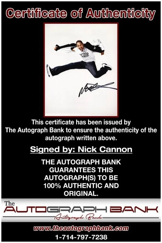 Nick Cannon — Nick Cannon authentic signed celebrity 8x10 photo W/Cert Autographed D13, image 2