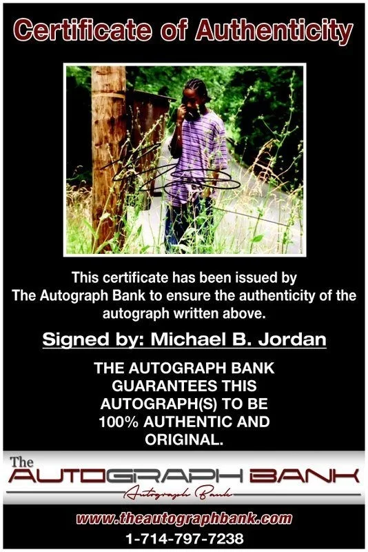 Michael B Jordan — Michael B Jordan authentic signed celebrity 8x10 photo W/Cert Autographed C6, изображение 2