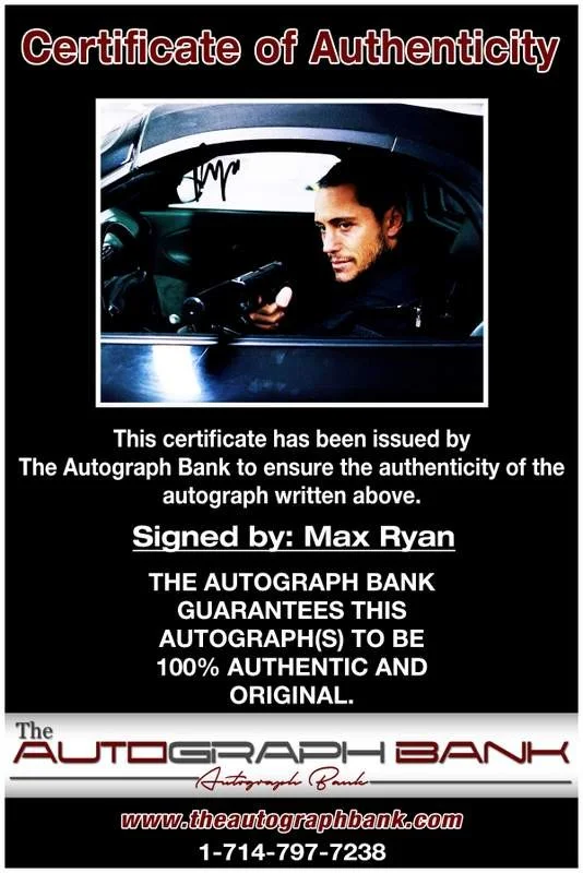 Max Ryan — Max Ryan authentic signed celebrity 8x10 photo W/Certificate Autographed (A3), image 2