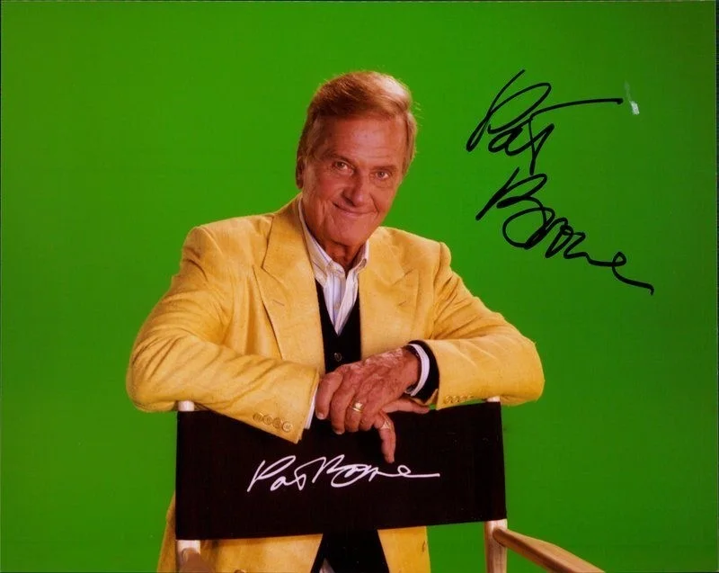 Pat Boone — Pat Boone authentic signed celebrity 8x10 photo W/Certificate Autographed (C1)