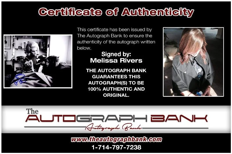 Melissa Rivers — Melissa Rivers authentic signed celebrity 8x10 photo W/Cert Autographed 125a1, image 2