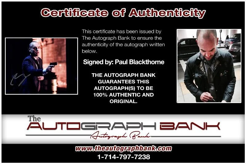 Paul Blackthorne — Paul Blackthorne authentic signed 8x10 photo |CERT Autographed 132516z61, image 2