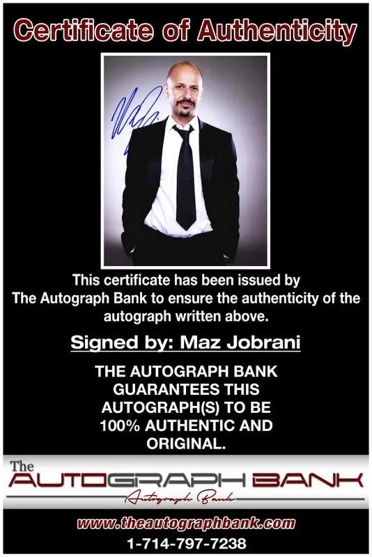 Maz Jobrani — Maz Jobrani authentic signed celebrity 8x10 photo W/Cert Autographed A4, изображение 2