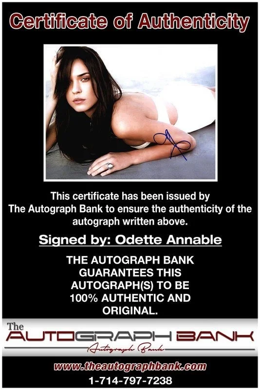 Odette Annable — Odette Annable authentic signed celebrity 8x10 photo W/Cert Autographed D2, image 2