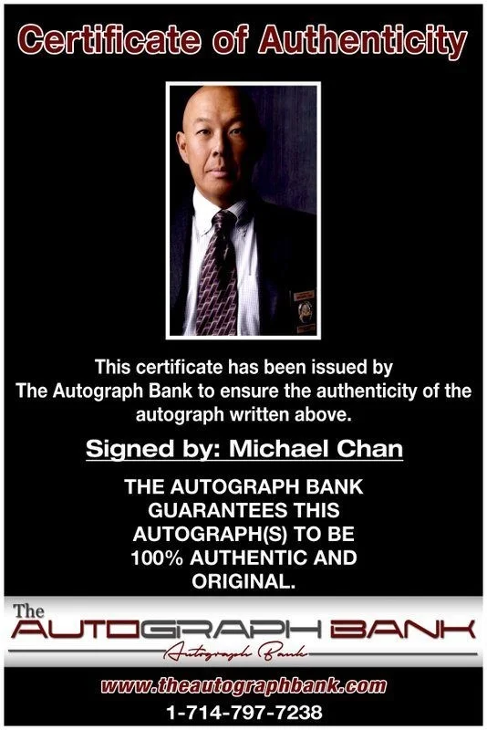 Michael Chan — Michael Chan authentic signed celebrity 8x10 photo W/Cert Autographed C6, image 2
