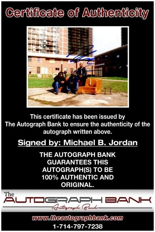 Michael B Jordan — Michael B Jordan authentic signed celebrity 8x10 photo W/Cert Autographed C5, image 2