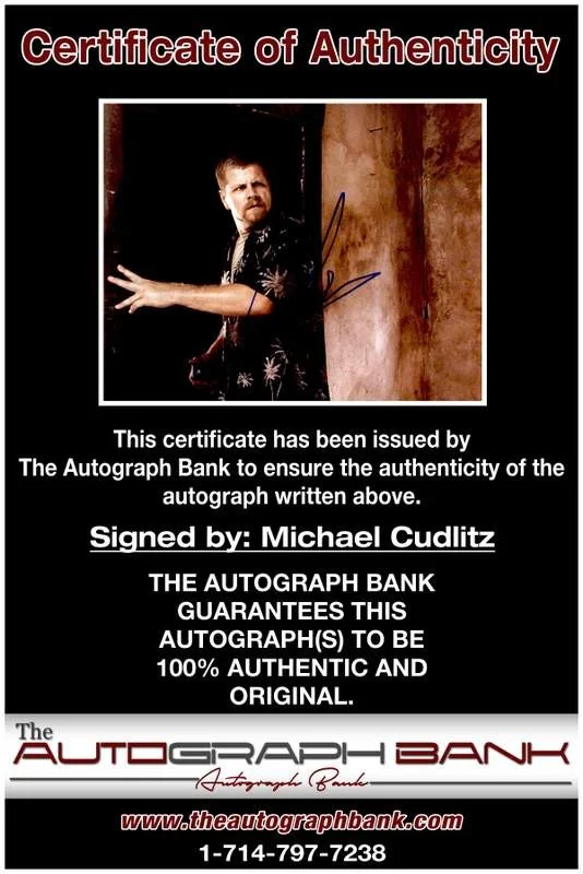 Michael Cudlitz — Michael Cudlitz authentic signed celebrity 8x10 photo W/Cert Autographed A12, изображение 2