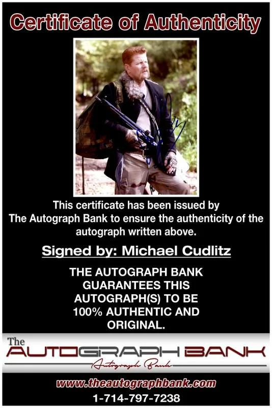 Michael Cudlitz — Michael Cudlitz authentic signed celebrity 8x10 photo W/Cert Autographed A11, image 2