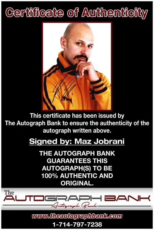 Maz Jobrani — Maz Jobrani authentic signed celebrity 8x10 photo W/Cert Autographed A1, изображение 2
