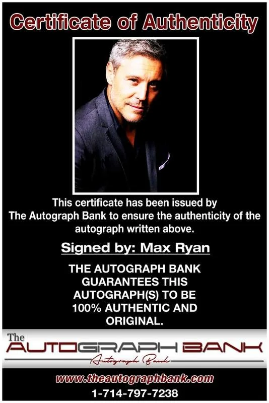 Max Ryan — Max Ryan authentic signed celebrity 8x10 photo W/Certificate Autographed (A7), image 2