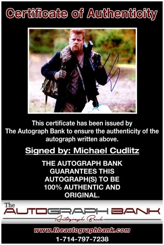 Michael Cudlitz — Michael Cudlitz authentic signed celebrity 8x10 photo W/Cert Autographed A8, image 2