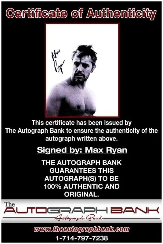Max Ryan — Max Ryan authentic signed celebrity 8x10 photo W/Certificate Autographed (A5), image 2