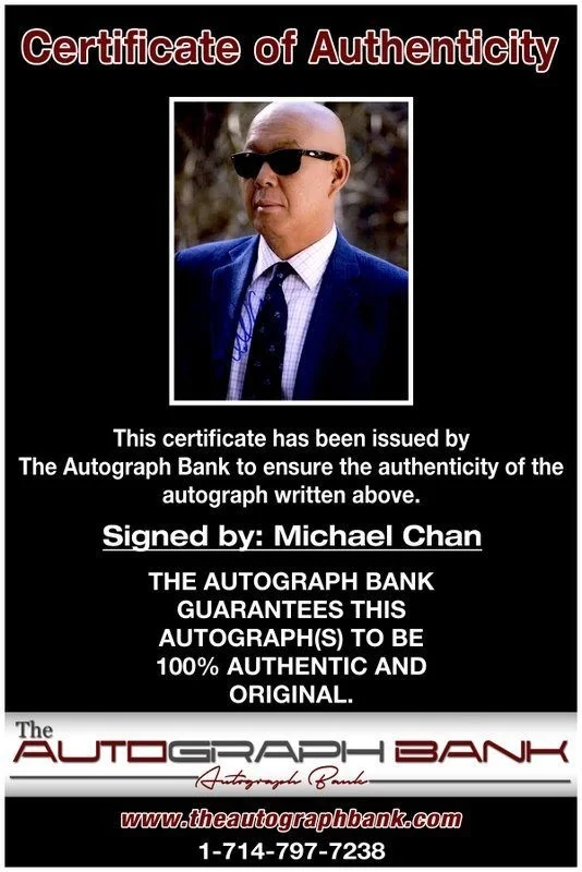 Michael Chan — Michael Chan authentic signed celebrity 8x10 photo W/Cert Autographed C2, image 2