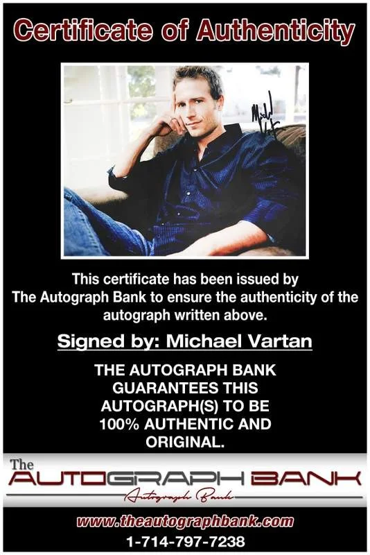 Michael Vartan — Michael Vartan authentic signed celebrity 8x10 photo W/Cert Autographed B0031, изображение 2
