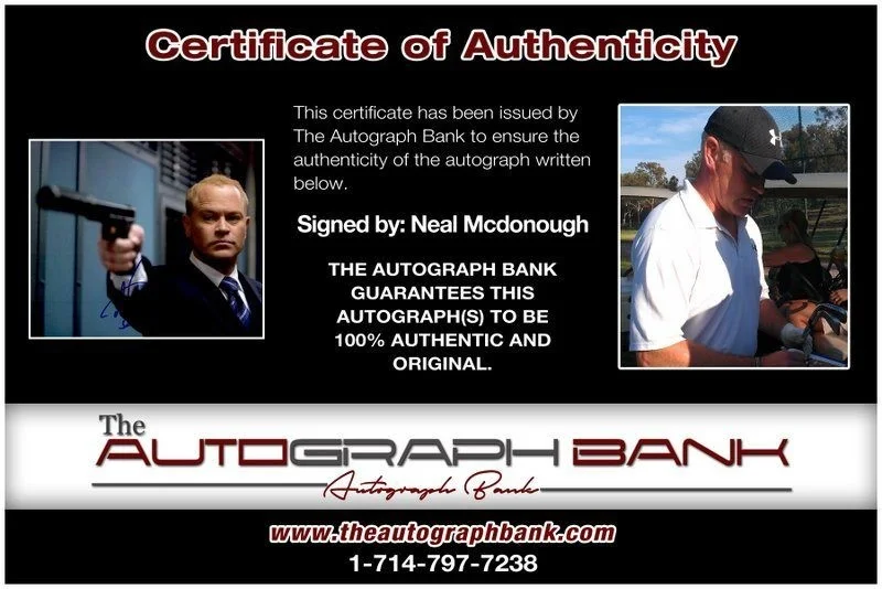 Neal Mcdonough — Neal Mcdonough authentic signed celebrity 8x10 photo W/Cert Autographed C3, изображение 2