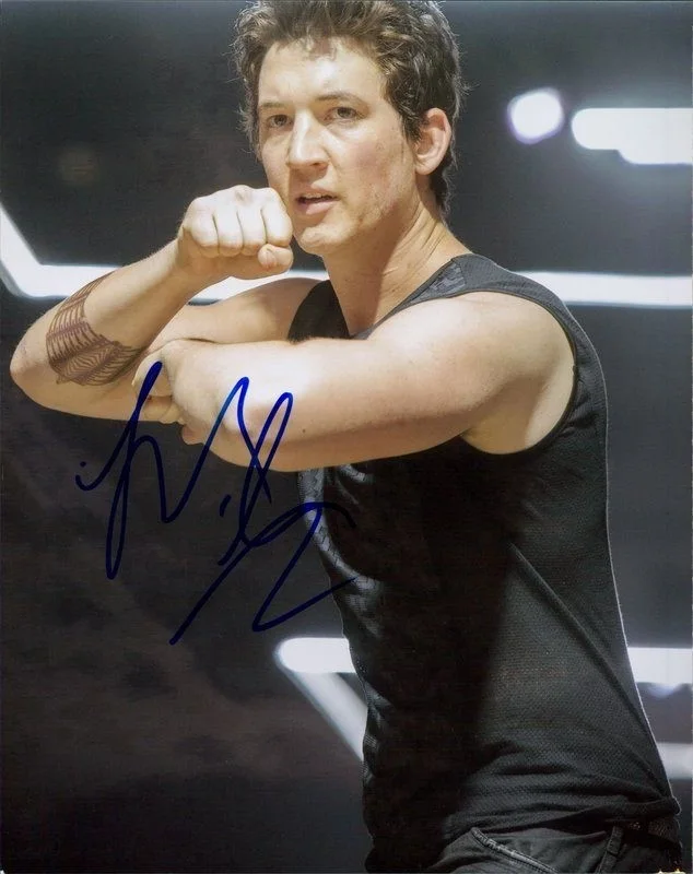 Miles Teller — Miles Teller authentic signed celebrity 8x10 photo W/Cert Autographed C4