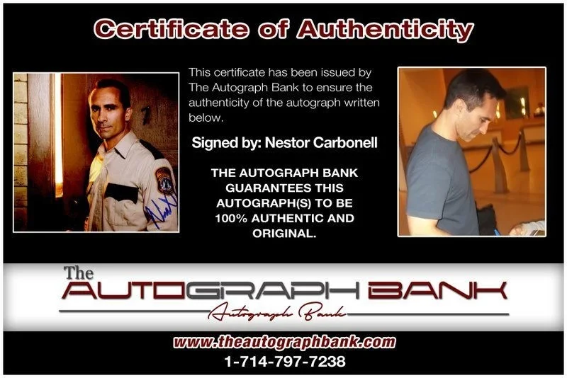 Nestor Carbonell — Nestor Carbonell authentic signed celebrity 8x10 photo W/Cert Autographed C2, изображение 2