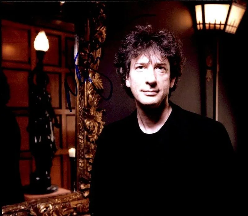 Neil Gaiman — Neil Gaiman authentic signed celebrity 8x10 photo W/Cert Autographed C6