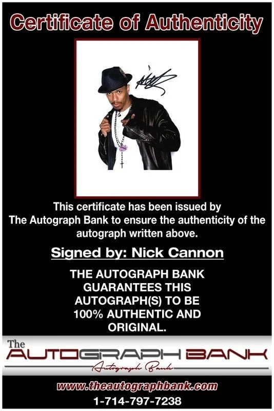 Nick Cannon — Nick Cannon authentic signed celebrity 8x10 photo W/Cert Autographed D20, image 2