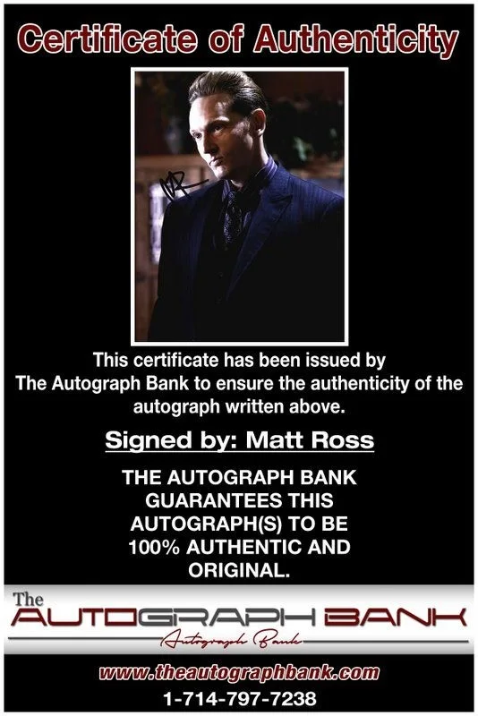 Matt Ross — Matt Ross authentic signed celebrity 8x10 photo W/Certificate Autographed (D1), изображение 2