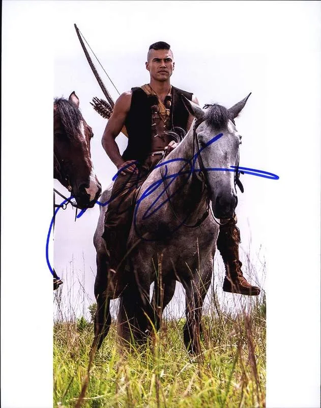 Martin Sensmeier — Martin Sensmeier authentic signed celebrity 8x10 W/Cert Autographed A0005