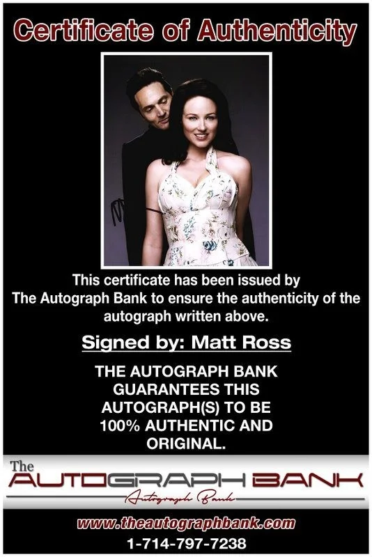 Matt Ross — Matt Ross authentic signed celebrity 8x10 photo W/Certificate Autographed (D2), image 2