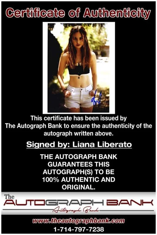 Liana Liberato — Liana Liberato authentic signed celebrity 8x10 photo W/Cert Autographed A0016, image 2