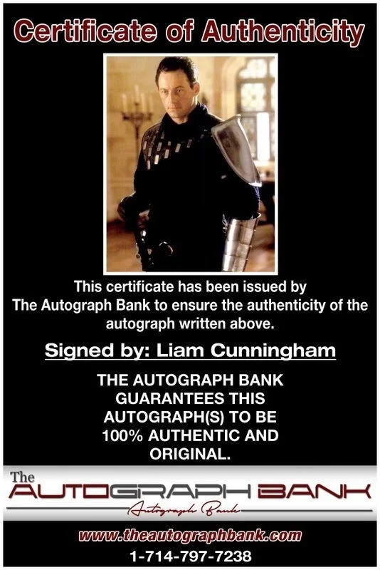 Liam Cunningham — Liam Cunningham authentic signed celebrity 8x10 photo W/Cert Autographed C4, image 2
