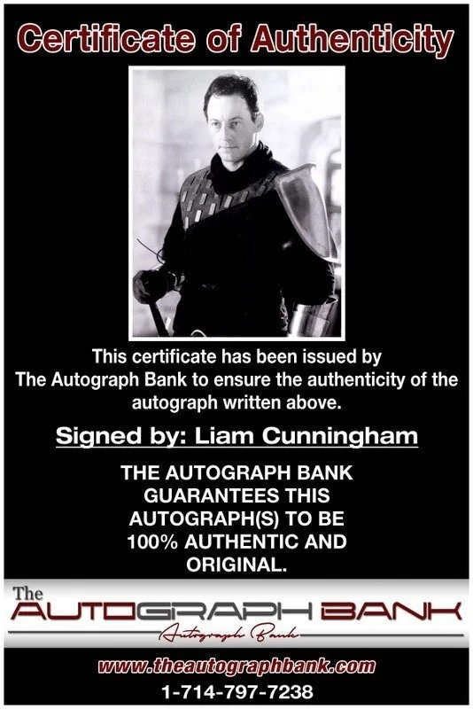Liam Cunningham — Liam Cunningham authentic signed celebrity 8x10 photo W/Cert Autographed C3, image 2
