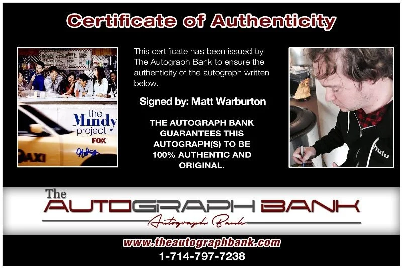 Matt Warburton — Matt Warburton authentic signed celebrity 8x10 photo W/Cert Autographed 2716h, image 2