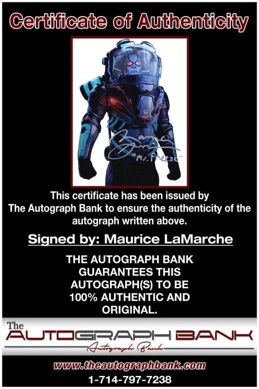 Maurice Lamarche — Maurice Lamarche authentic signed celebrity 8x10 W/Cert Autographed A0003, image 2