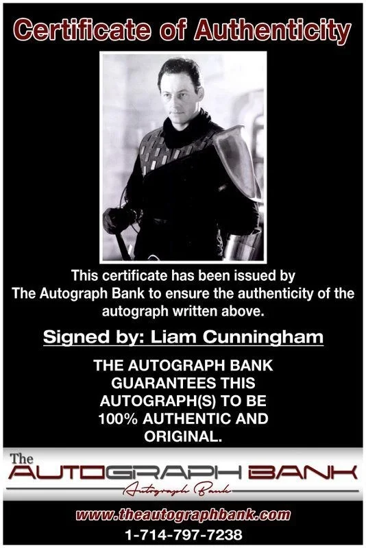 Liam Cunningham — Liam Cunningham authentic signed celebrity 8x10 photo W/Cert Autographed C9, image 2