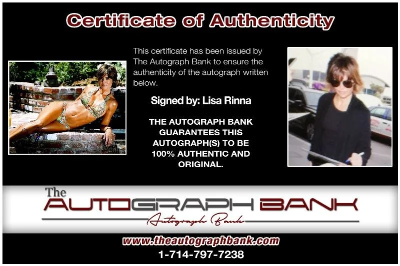 Lisa Rinna — Lisa Rinna authentic signed celebrity 8x10 photo W/Cert Autographed 2616b, изображение 2
