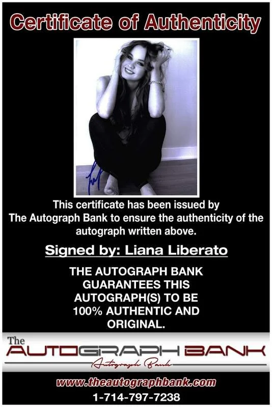 Liana Liberato — Liana Liberato authentic signed celebrity 8x10 photo W/Cert Autographed A0024, image 2