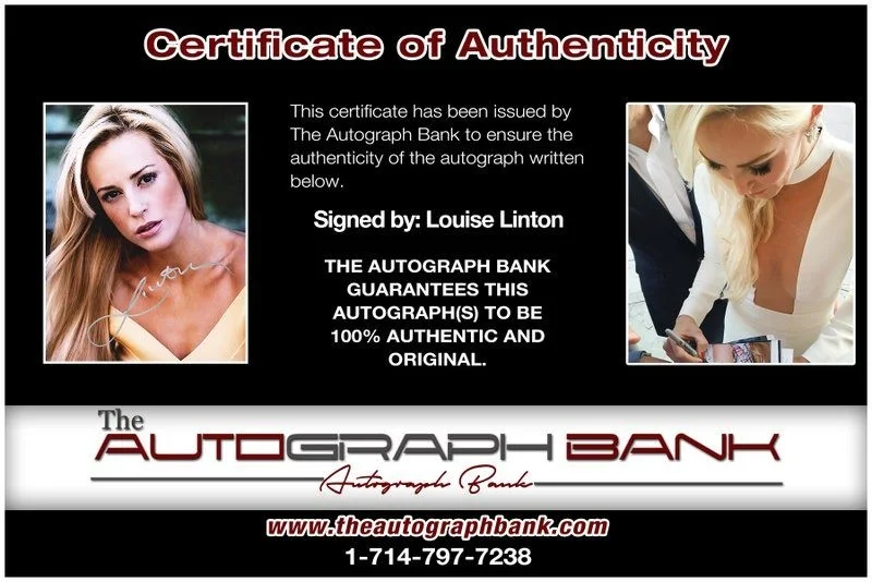 Louise Linton — Louise Linton authentic signed celebrity 8x10 photo W/Cert Autographed D4, изображение 2