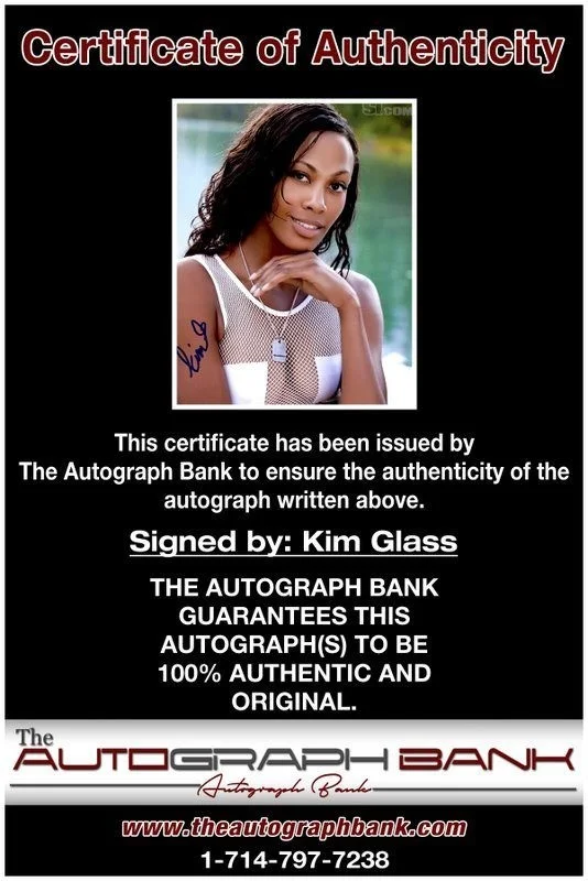 Kim Glass — Kim Glass authentic signed celebrity 8x10 photo W/Certificate Autographed (C5), изображение 2