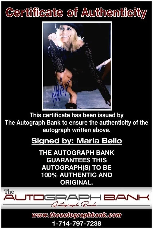 Maria Bello — Maria Bello authentic signed celebrity 8x10 photo W/Cert Autographed D1, изображение 2