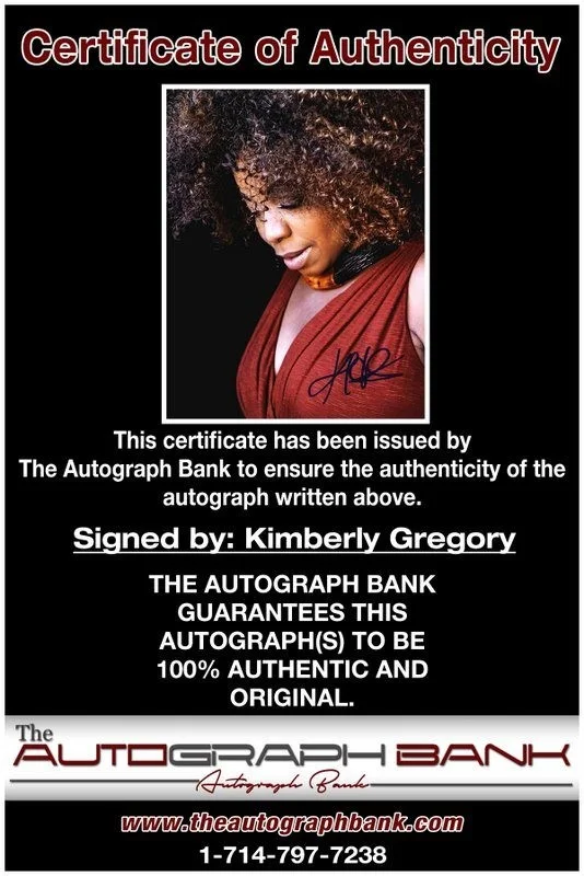 Kimberly Gregory — Kimberly Gregory authentic signed celebrity 8x10 photo W/Cert Autographed D7, image 2
