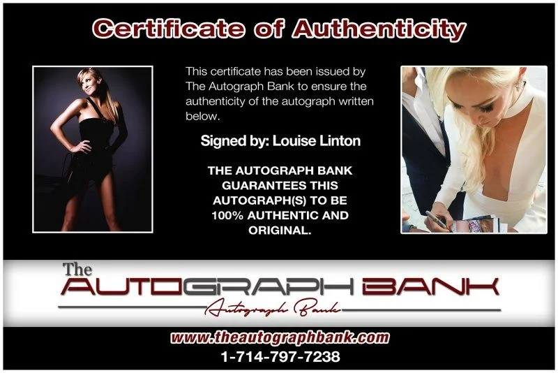Louise Linton — Louise Linton authentic signed celebrity 8x10 photo W/Cert Autographed D8, изображение 2