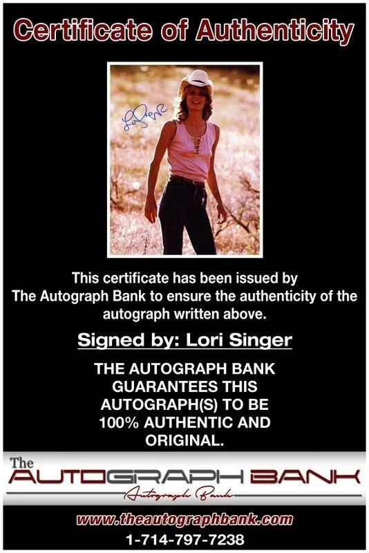 Lori Singer — Lori Singer authentic signed celebrity 8x10 photo W/Cert Autographed C3, image 2