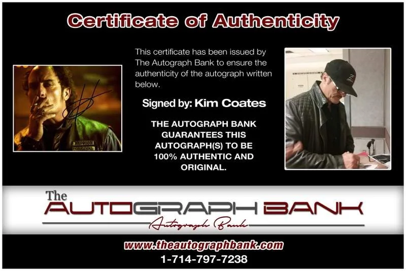 Kim Coates — Kim Coates authentic signed celebrity 8x10 photo W/Cert Autographed A25, image 2