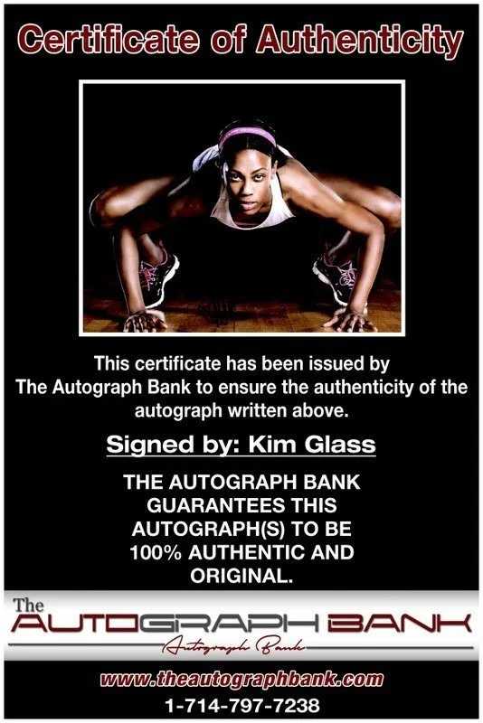 Kim Glass — Kim Glass authentic signed celebrity 8x10 photo W/Cert Autographed C15, изображение 2