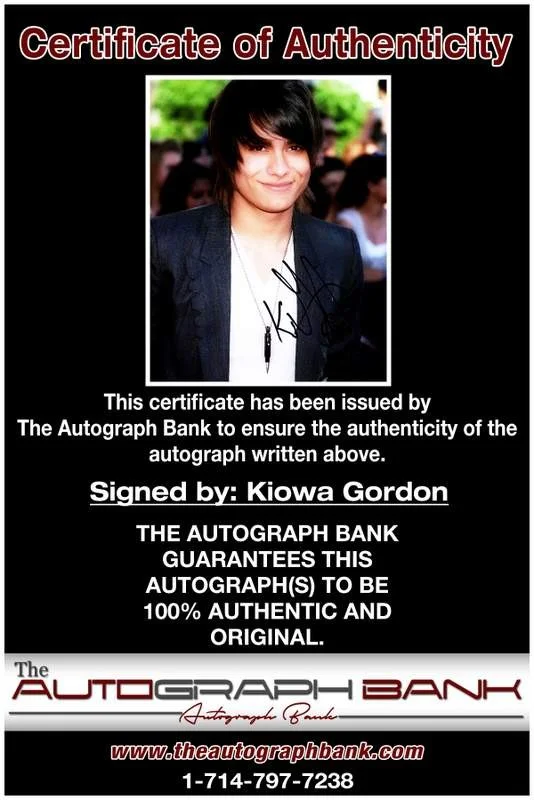 Kiowa Gordon — Kiowa Gordon authentic signed celebrity 8x10 photo W/Cert Autographed A7, изображение 2