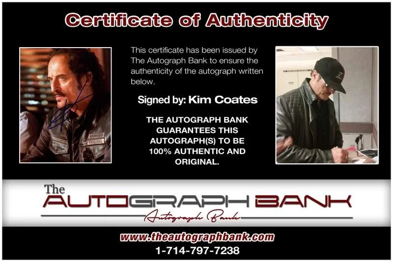 Kim Coates — Kim Coates authentic signed celebrity 8x10 photo W/Cert Autographed A16, изображение 2