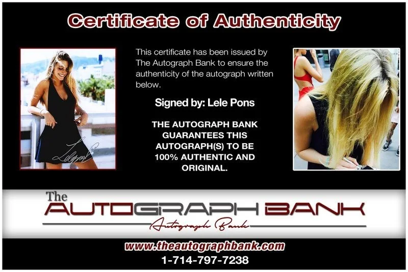Lele Pons — Lele Pons authentic signed celebrity 8x10 photo W/Certificate Autographed (D5), image 2