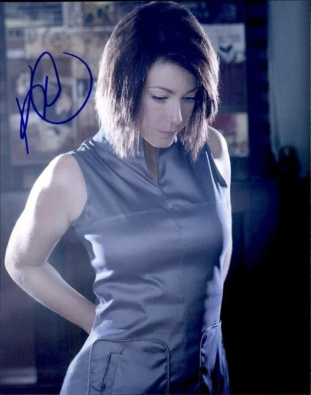 Kim Rhodes — Kim Rhodes authentic signed celebrity 8x10 photo W/Cert Autographed C2